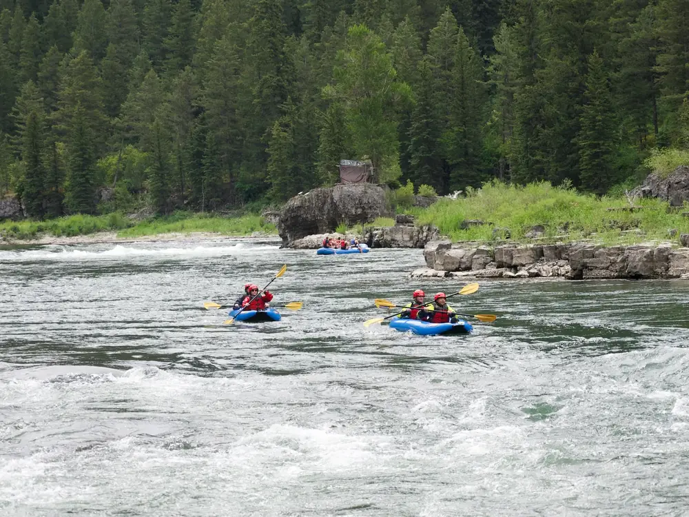 Inflatable River Kayaking